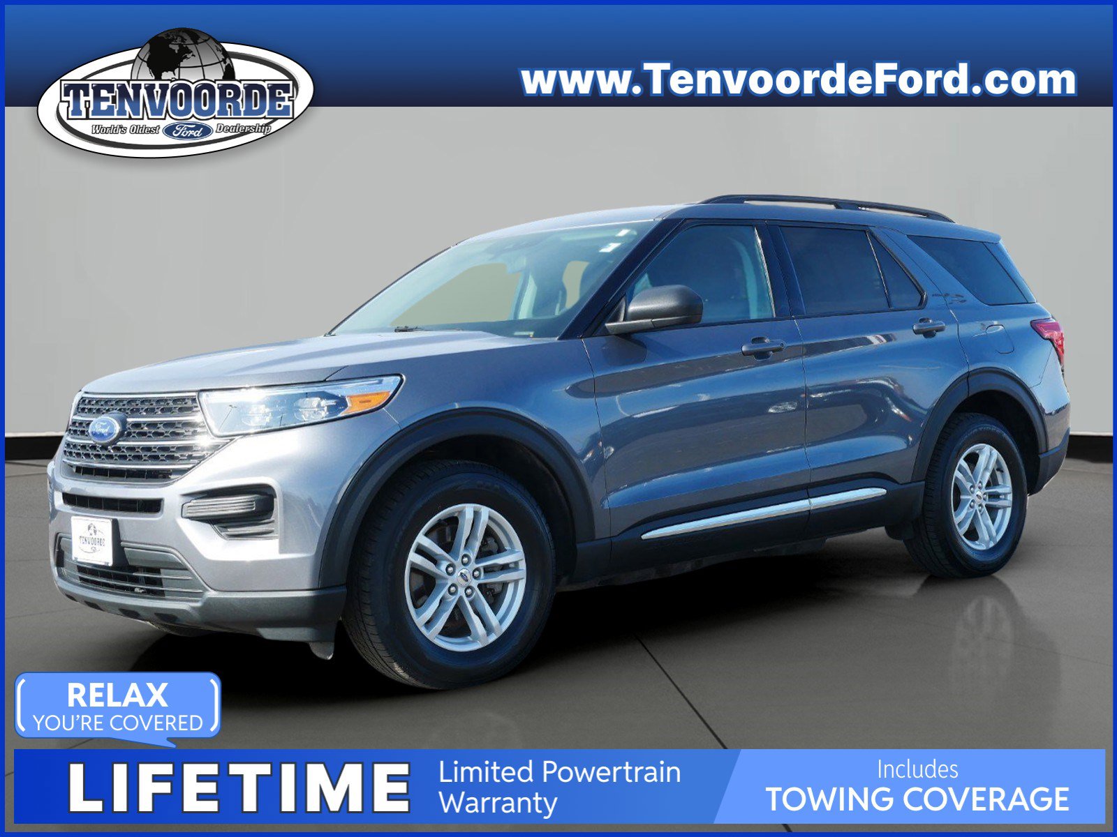Used 2022 Ford Explorer XLT with VIN 1FMSK8DHXNGB25664 for sale in Saint Cloud, MN