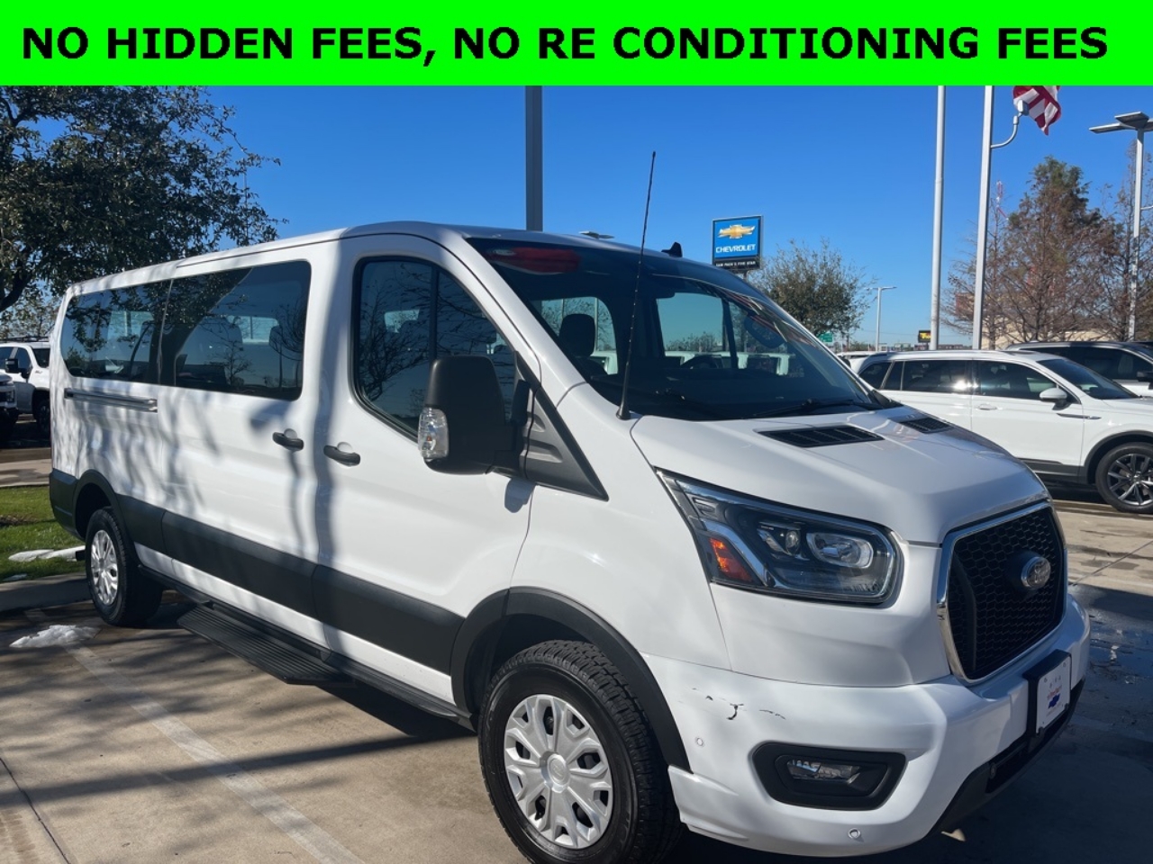 Used 2023 Ford Transit Passenger Van XLT with VIN 1FBAX2Y89PKA63574 for sale in Carrollton, TX