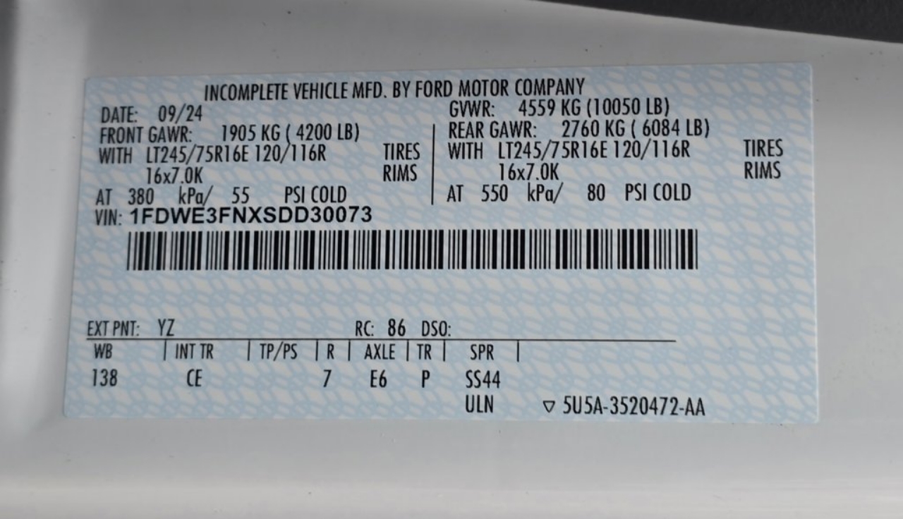 2025 Ford E-Series Cutaway Base - Photo 13