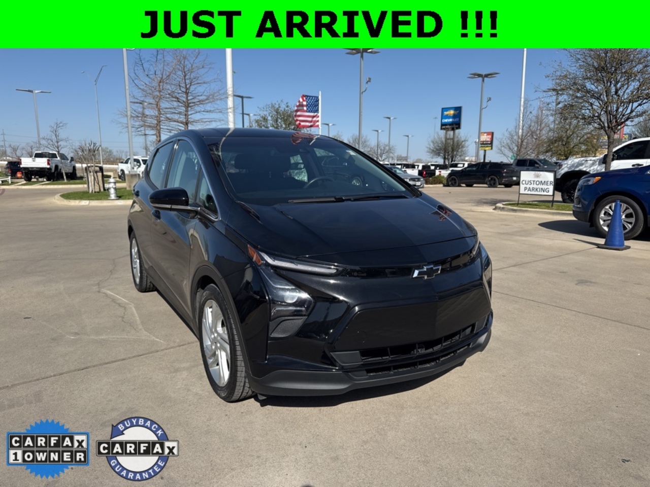 Used 2023 Chevrolet Bolt EV LT with VIN 1G1FW6S03P4181888 for sale in Carrollton, TX