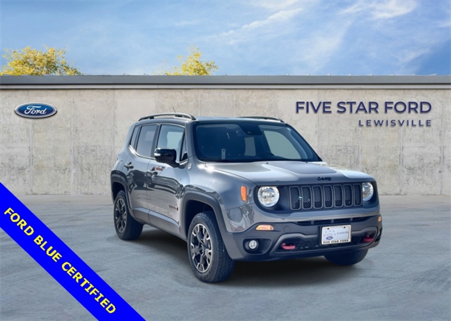 Certified 2023 Jeep Renegade Trailhawk with VIN ZACNJDC14PPP41462 for sale in Lewisville, TX
