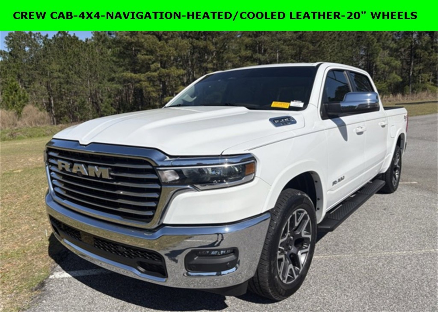 Certified 2025 RAM Ram 1500 Pickup Laramie with VIN 1C6SRFJP1SN512795 for sale in Statesboro, GA