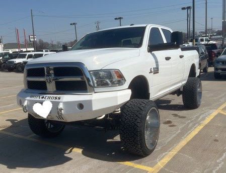 Used 2018 RAM 2500 Tradesman Crew Cab 4X4 6.7L I6 Cummins Turbo Diesel Iron Cross Bumpers Lifted Moto Metal Wheels