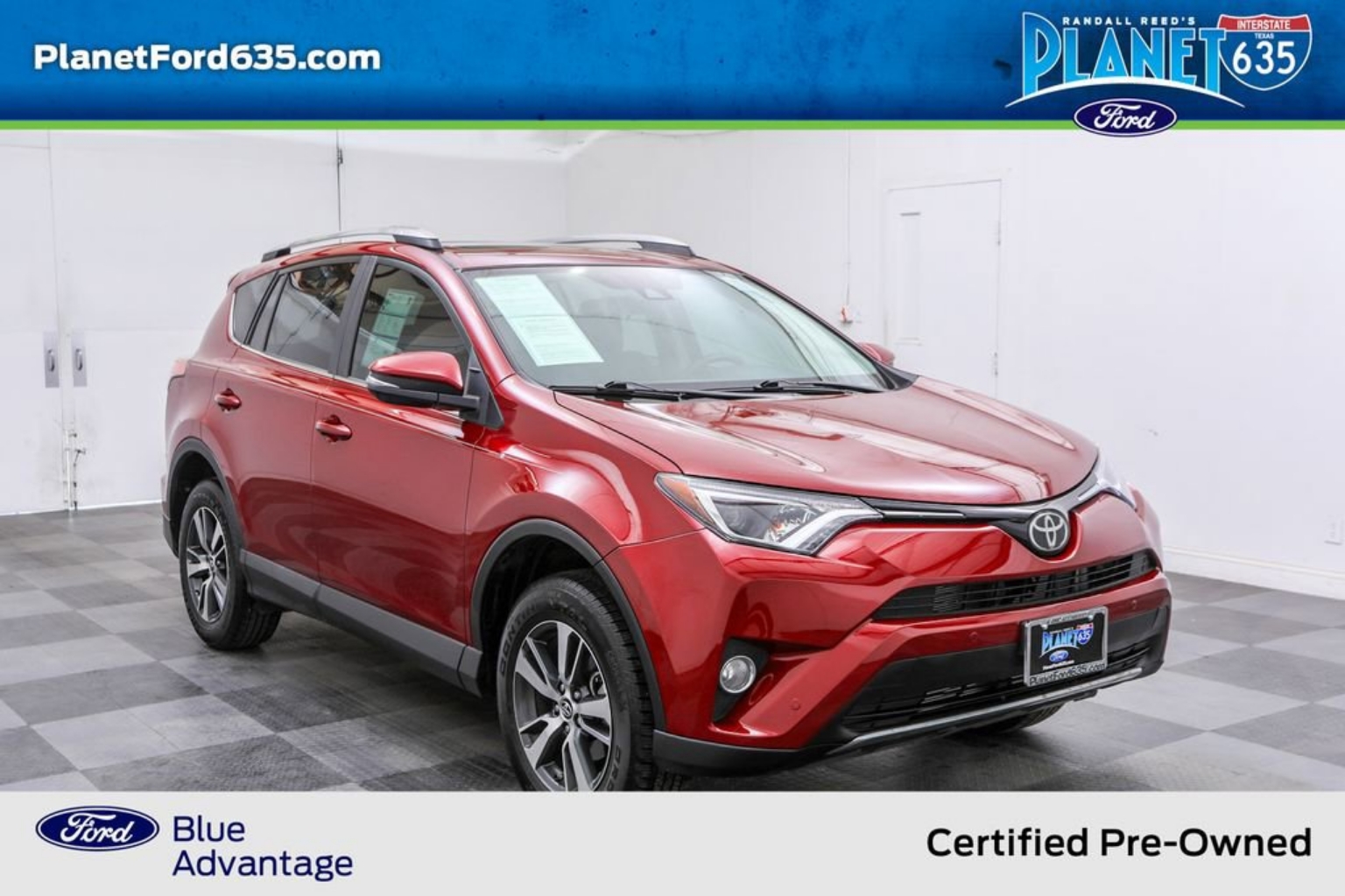 Certified 2018 Toyota RAV4 XLE with VIN 2T3WFREV4JW465573 for sale in Garland, TX