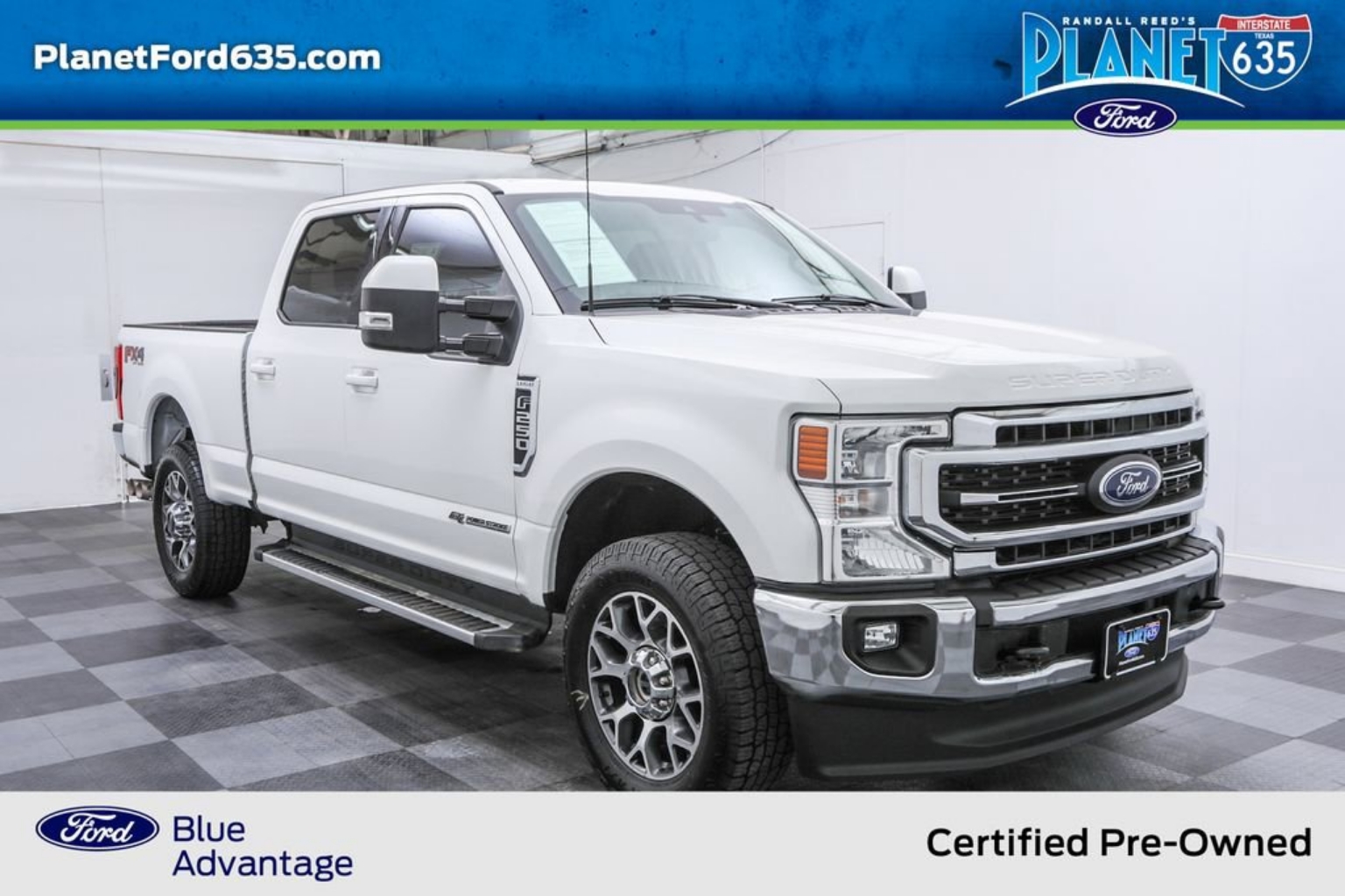 Certified 2022 Ford F-250 Super Duty Lariat with VIN 1FT8W2BT8NEF80354 for sale in Garland, TX