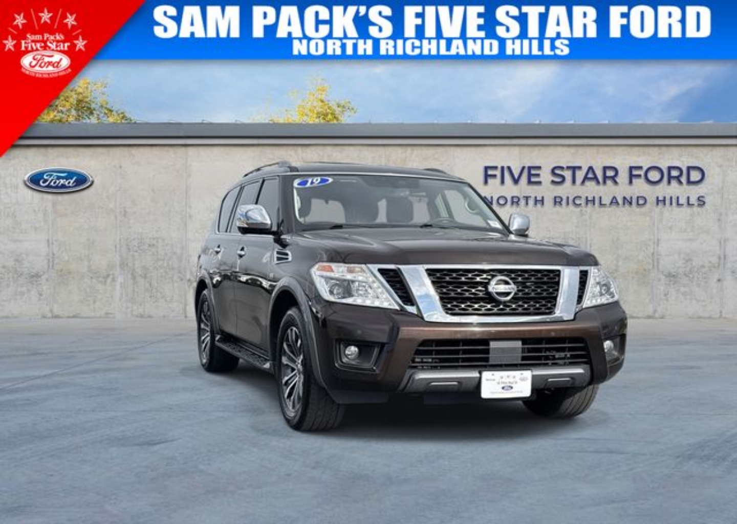Used 2019 Nissan Armada SL with VIN JN8AY2ND0K9094596 for sale in Richland Hills, TX