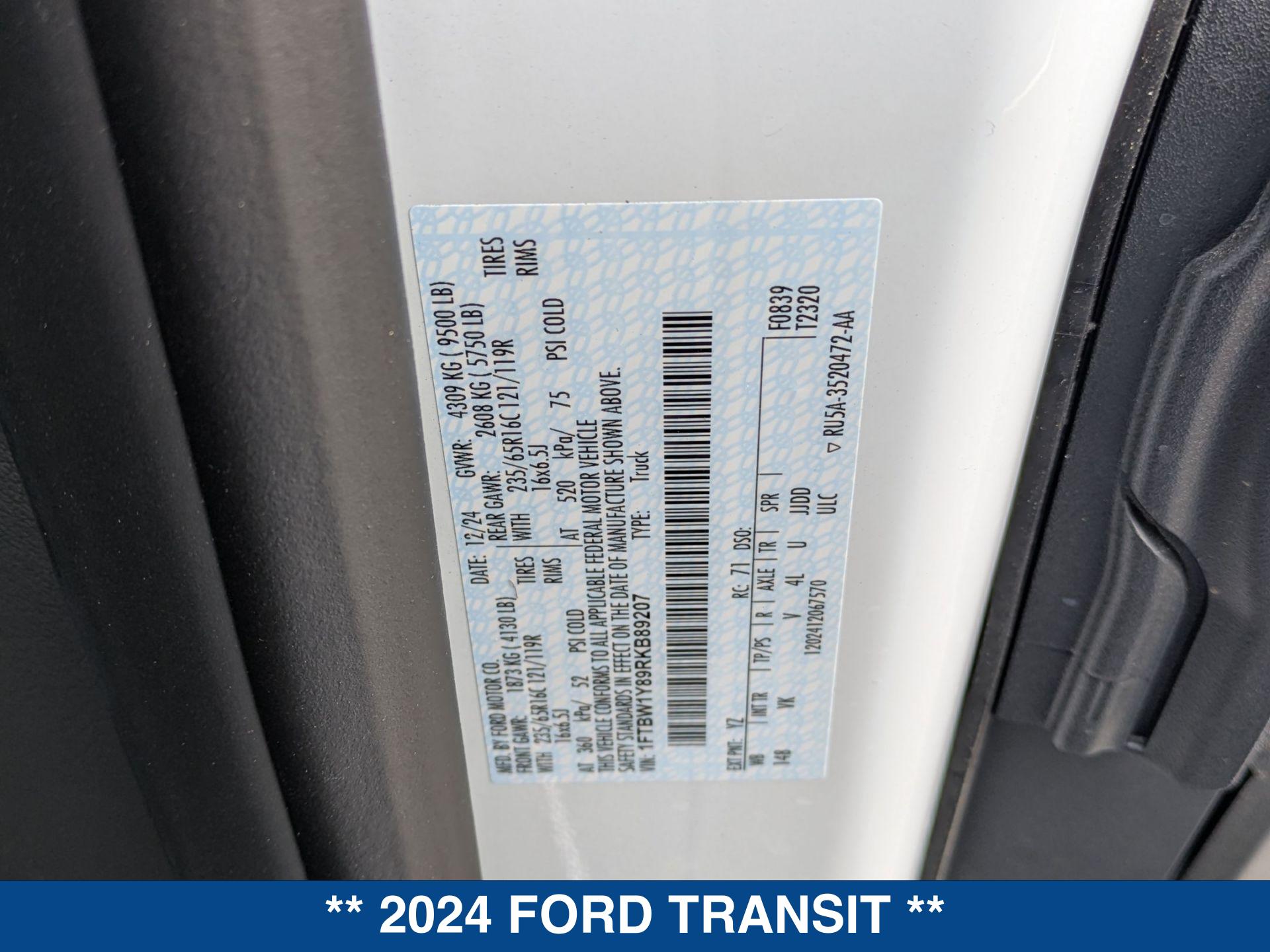 2024 Ford Transit photo 24