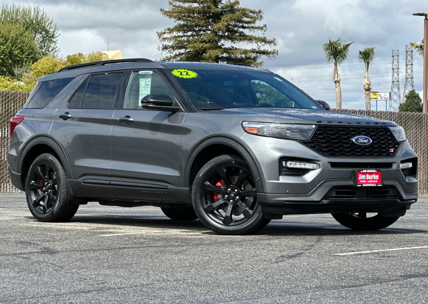 Certified 2022 Ford Explorer ST with VIN 1FM5K8GC6NGA81949 for sale in Bakersfield, CA