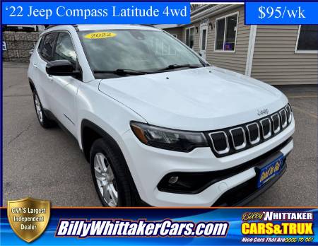 Used 2022 Jeep Compass Latitude with VIN 3C4NJDBB6NT125426 for sale in Central Square, NY