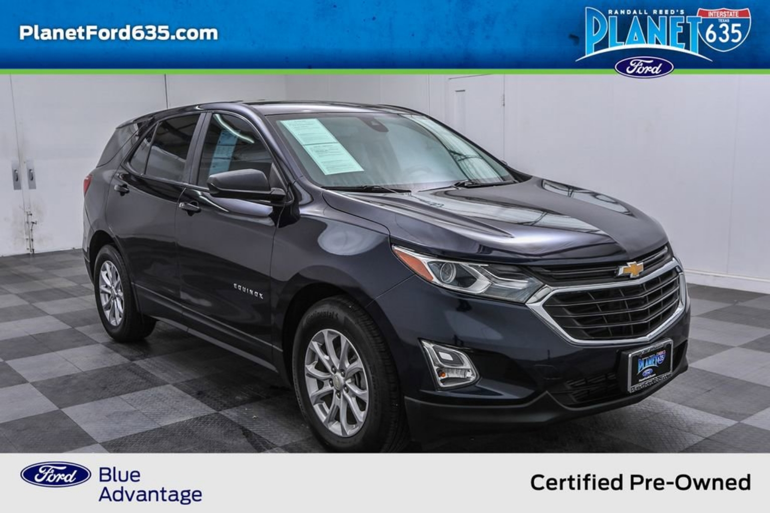 Certified 2021 Chevrolet Equinox LS with VIN 3GNAXHEV0MS146780 for sale in Garland, TX