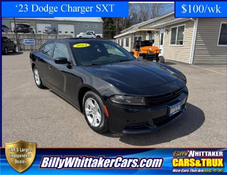 Used 2023 Dodge Charger SXT with VIN 2C3CDXBG6PH528933 for sale in Central Square, NY
