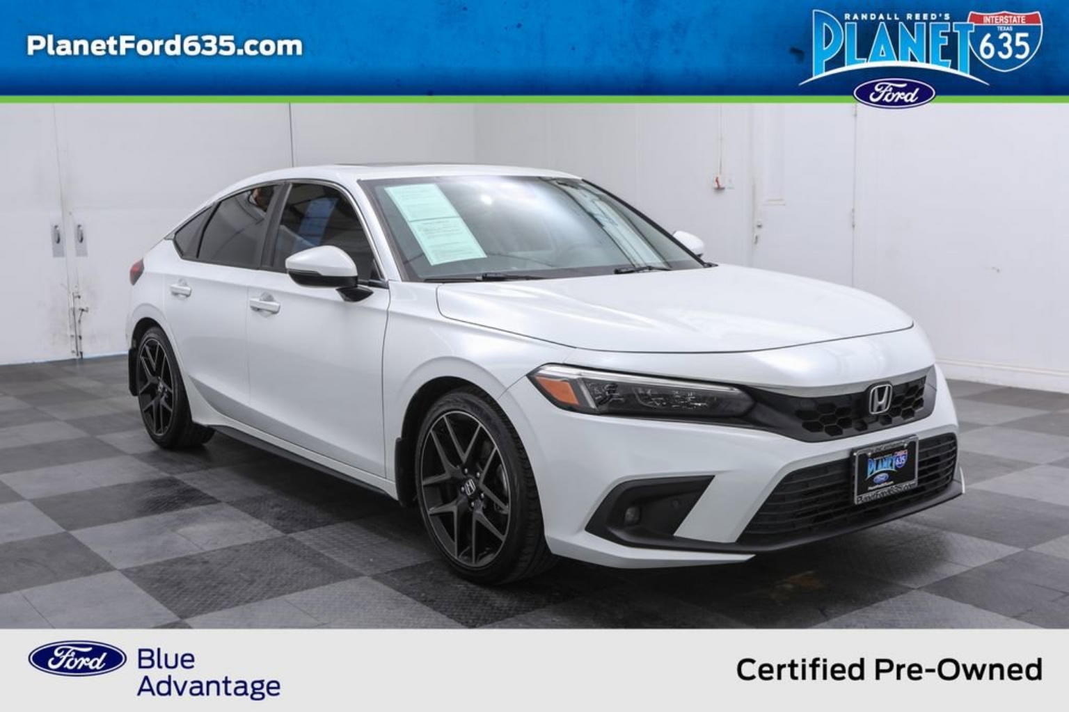 Certified 2023 Honda Civic Hatchback Sport Touring with VIN 19XFL1H81PE007588 for sale in Garland, TX