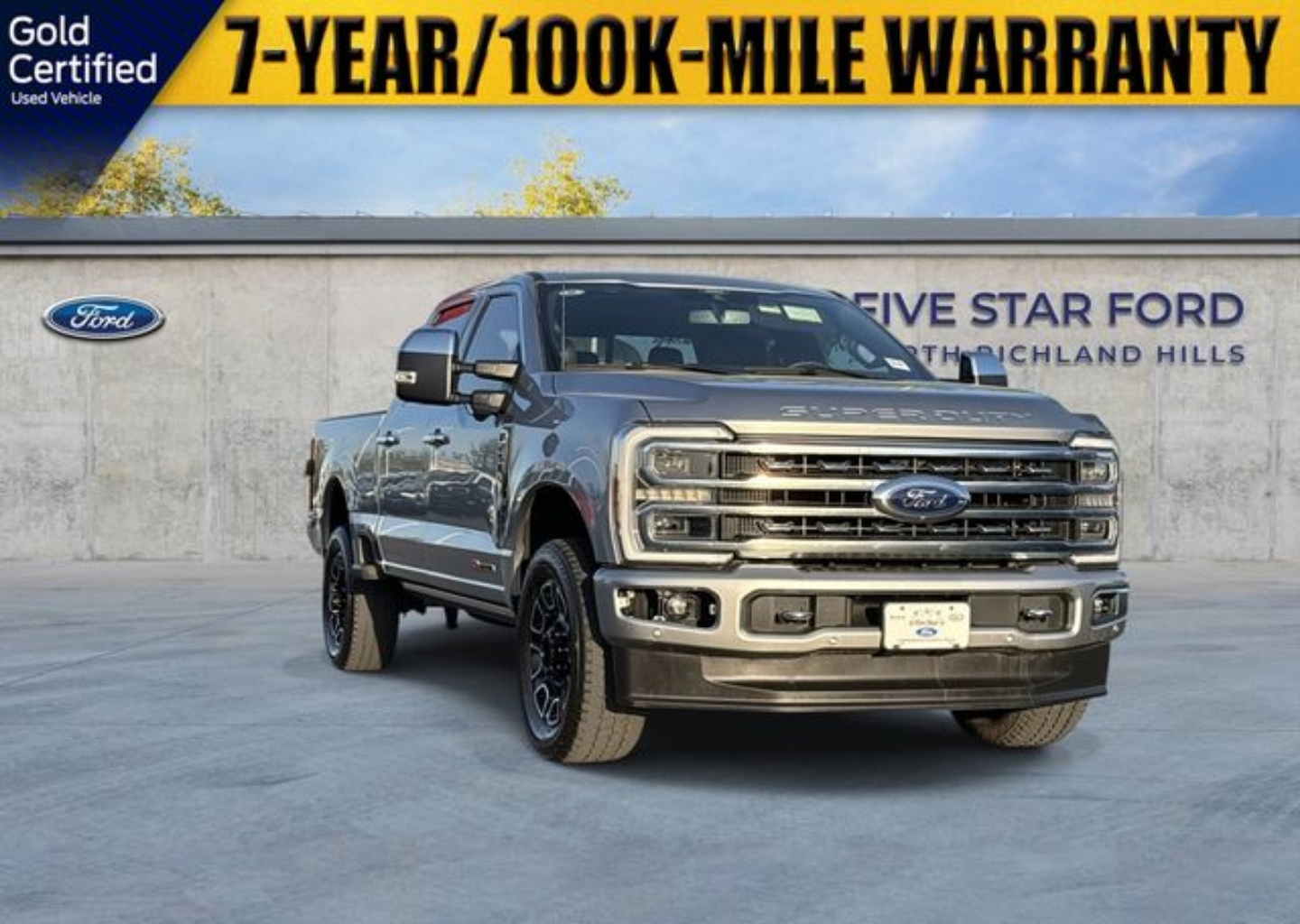 Certified 2024 Ford F-250 Super Duty Platinum with VIN 1FT8W2BM0RED44862 for sale in Richland Hills, TX