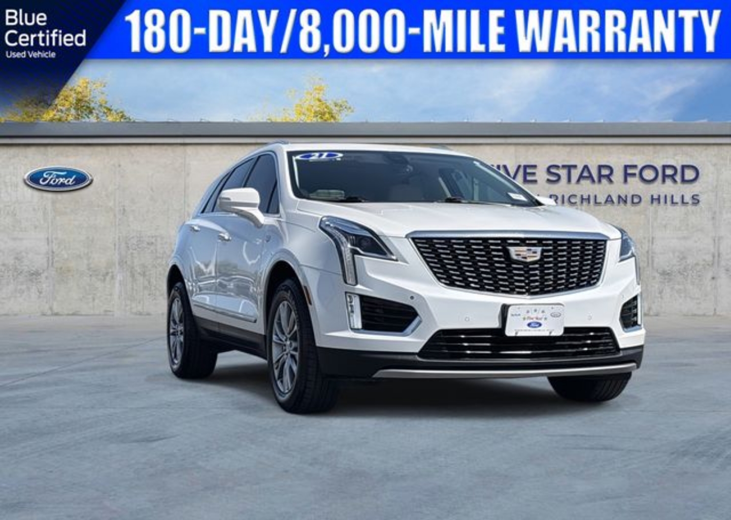 Certified 2021 Cadillac XT5 Premium Luxury with VIN 1GYKNCRSXMZ183578 for sale in Richland Hills, TX