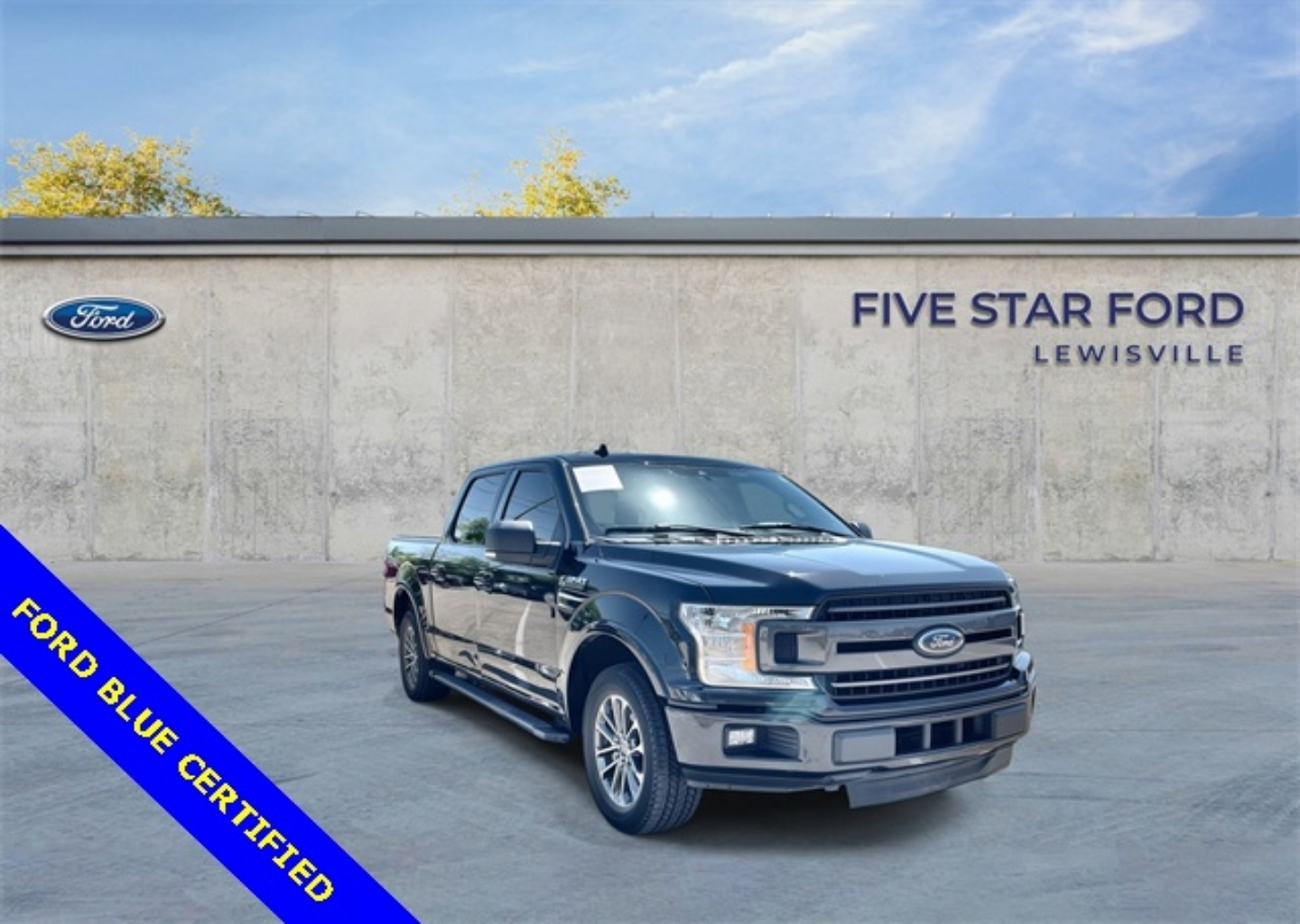 Certified 2020 Ford F-150 XLT with VIN 1FTEW1CP4LKE86338 for sale in Lewisville, TX