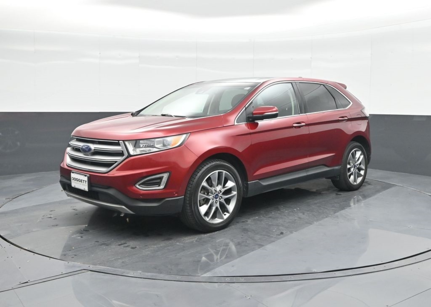Certified 2018 Ford Edge Titanium with VIN 2FMPK3K84JBC55128 for sale in Houston, TX