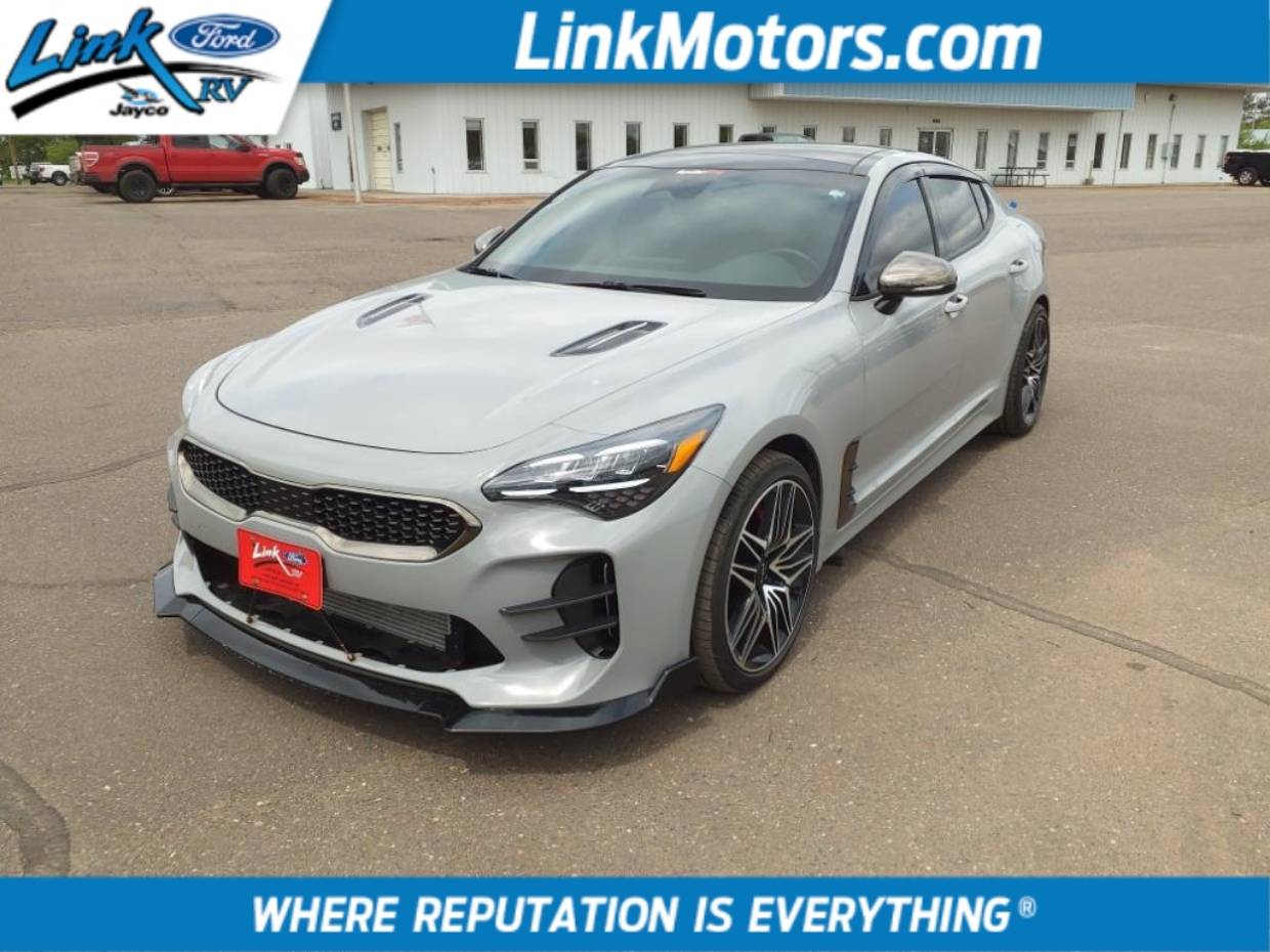 Used 2022 Kia Stinger GT1 with VIN KNAE45LC8N6119445 for sale in Minong, WI