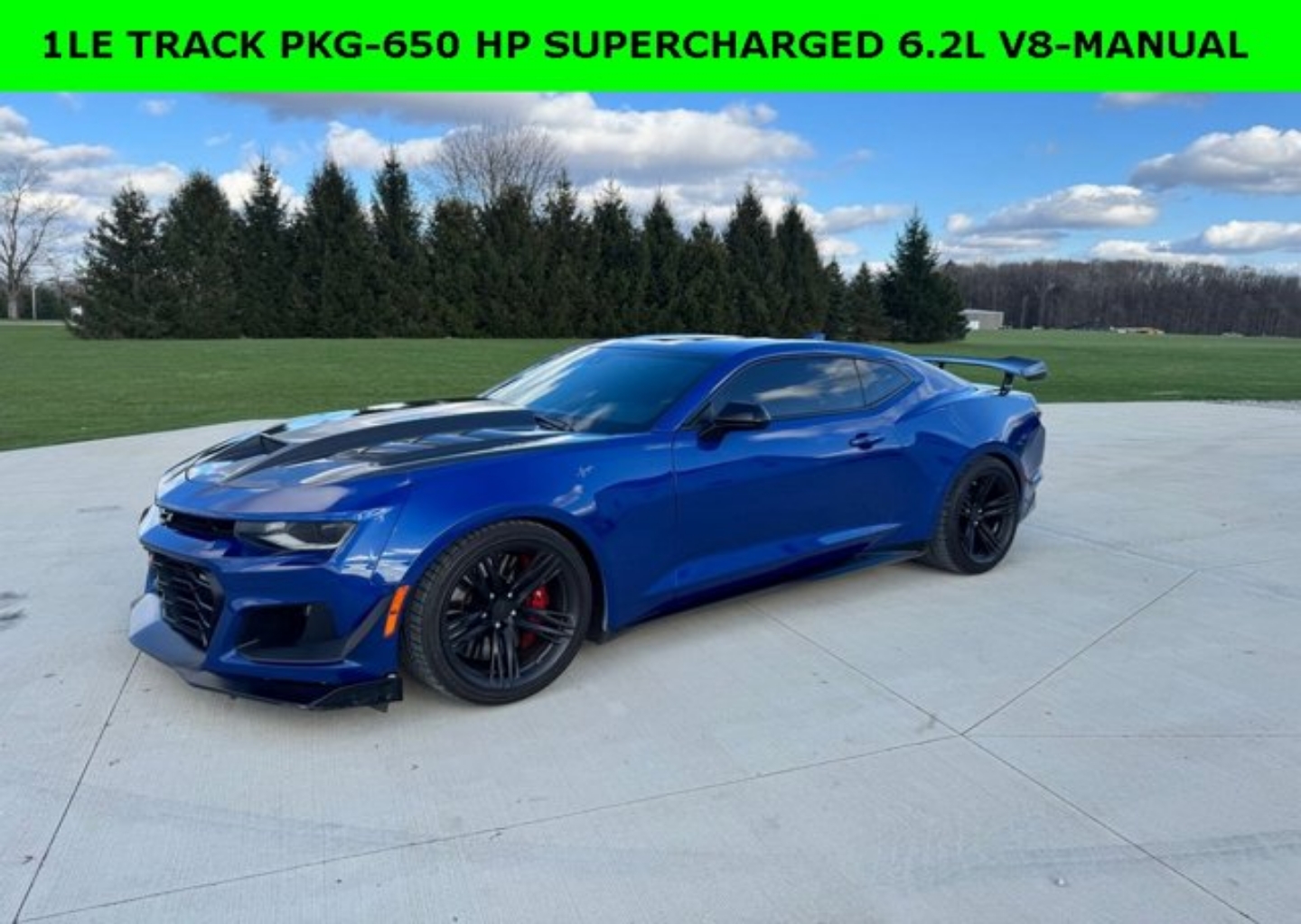 Used 2019 Chevrolet Camaro ZL1 with VIN 1G1FJ1R63K0127342 for sale in Greensboro, GA