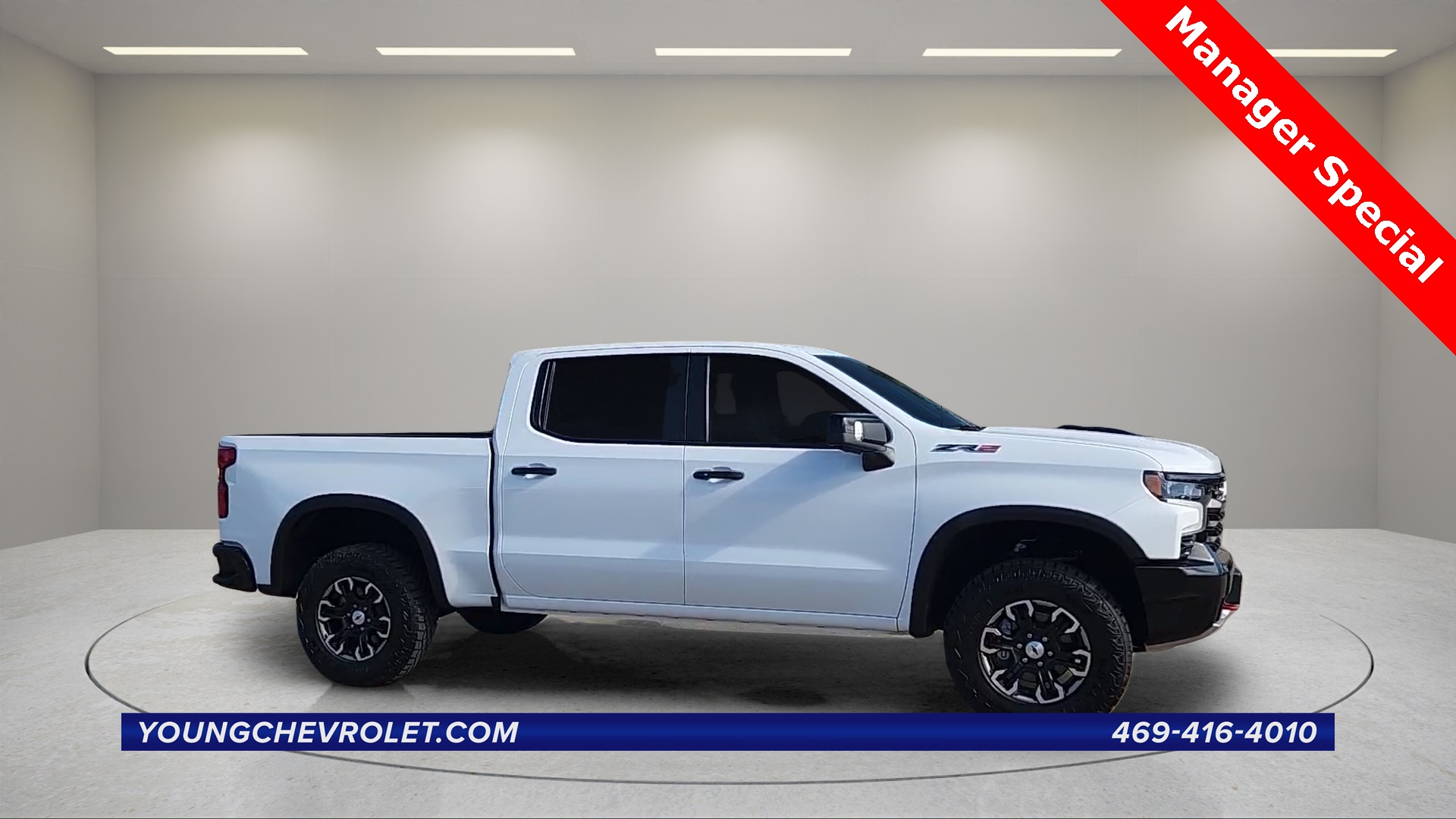 Used 2024 Chevrolet Silverado 1500 ZR2 with VIN 3GCUDHEL2RG150482 for sale in Irving, TX