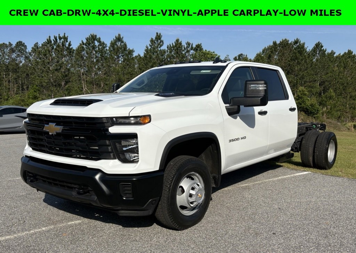 Used 2024 Chevrolet Silverado 3500HD Work Truck with VIN 1GB4YSEY8RF328477 for sale in Statesboro, GA