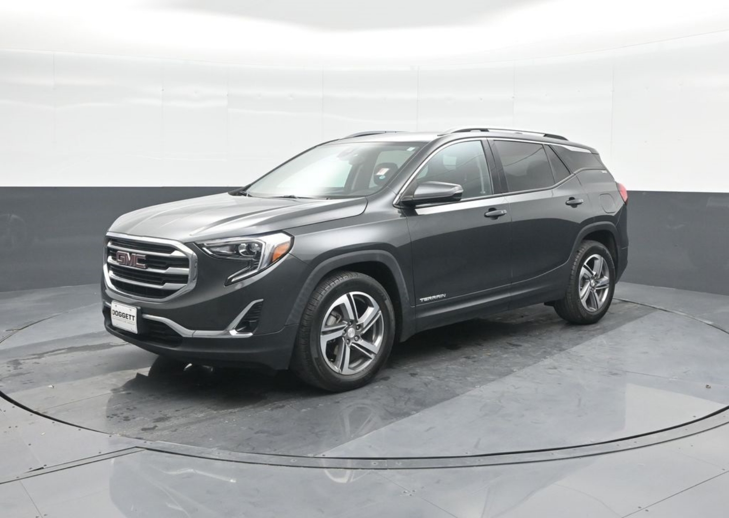Certified 2021 GMC Terrain SLT with VIN 3GKALPEV7ML370593 for sale in Houston, TX