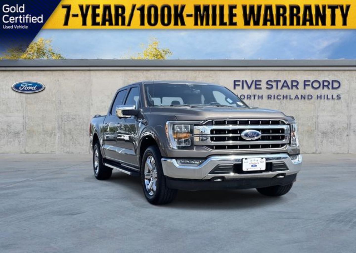 Certified 2022 Ford F-150 Lariat with VIN 1FTFW1E88NKE88123 for sale in Richland Hills, TX