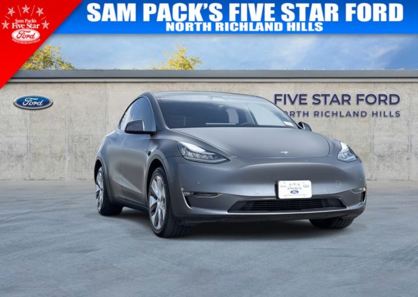 Used 2021 Tesla Model Y Long Range with VIN 5YJYGDEE3MF065264 for sale in Richland Hills, TX