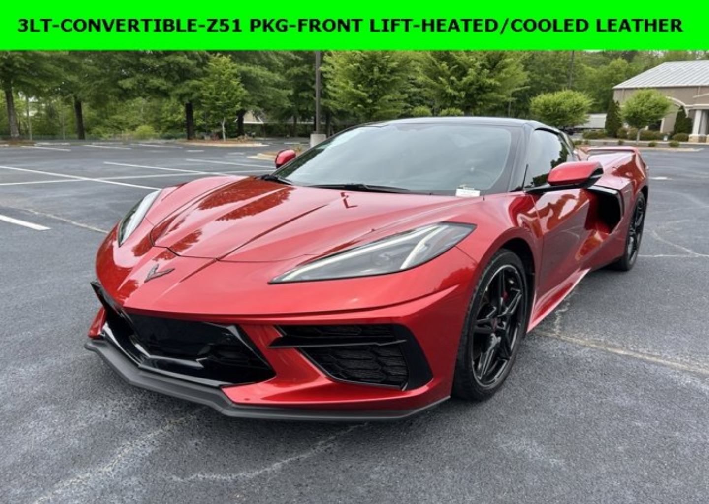 Used 2023 Chevrolet Corvette 3LT with VIN 1G1YC3D43P5139652 for sale in Greensboro, GA