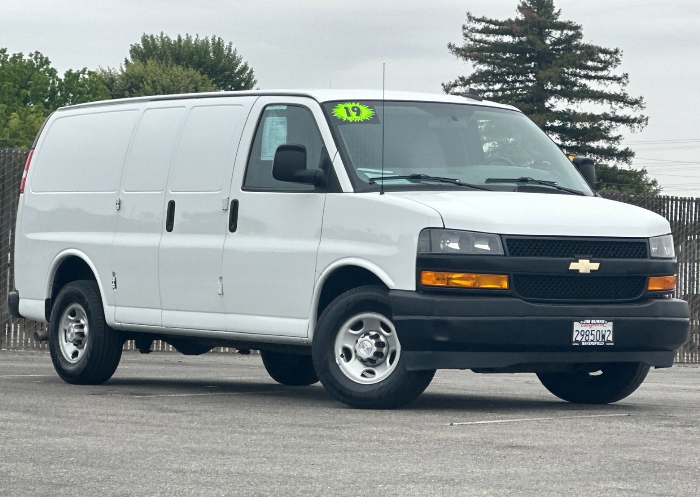 Used 2019 Chevrolet Express Cargo Work Van with VIN 1GCWGAFP3K1333712 for sale in Bakersfield, CA