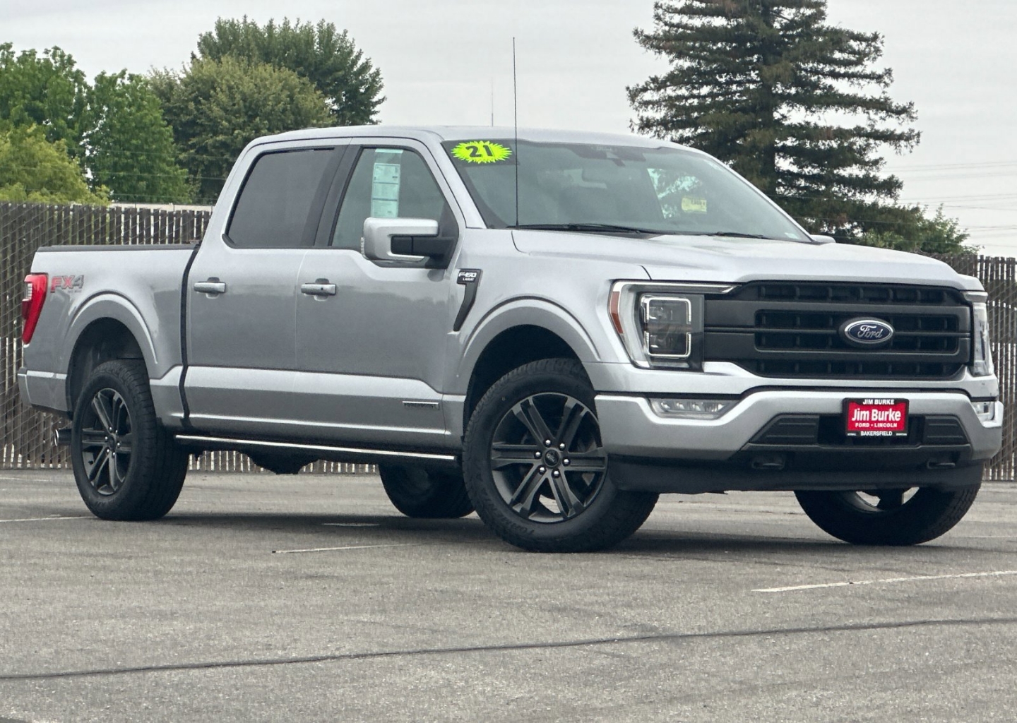 Used 2021 Ford F-150 Lariat with VIN 1FTFW1ED8MFA94514 for sale in Bakersfield, CA