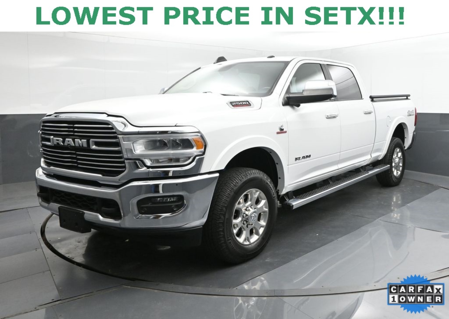 Certified 2019 RAM Ram 2500 Pickup Laramie with VIN 3C6UR5FLXKG729229 for sale in Houston, TX