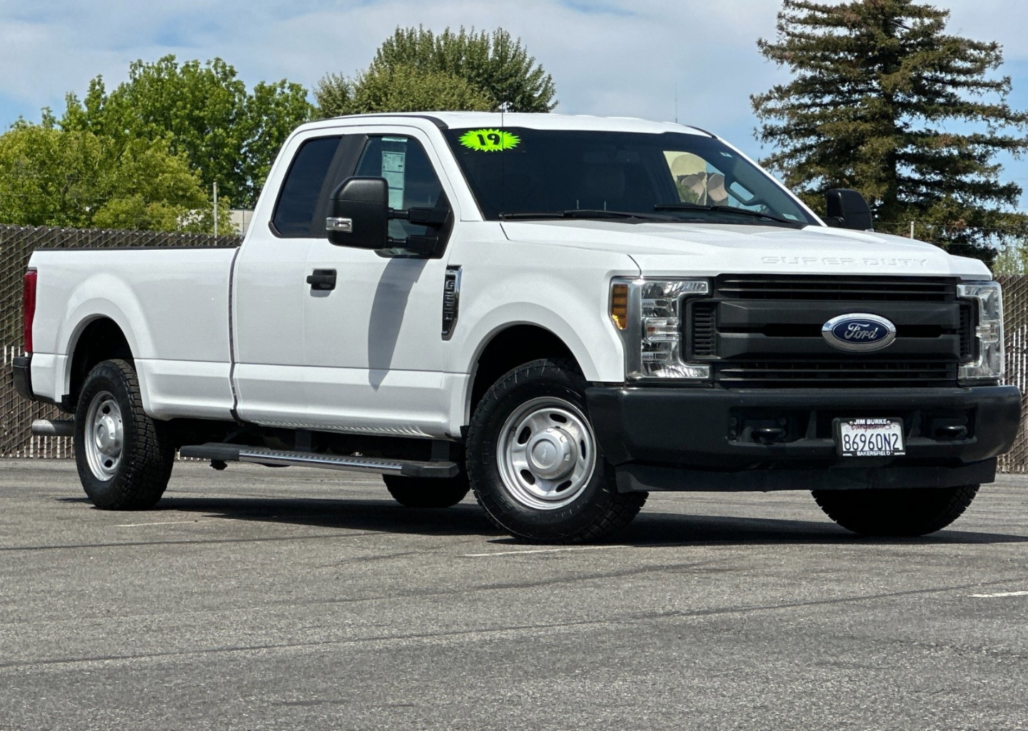 Used 2019 Ford F-250 Super Duty XL with VIN 1FT7X2A67KEC24283 for sale in Bakersfield, CA
