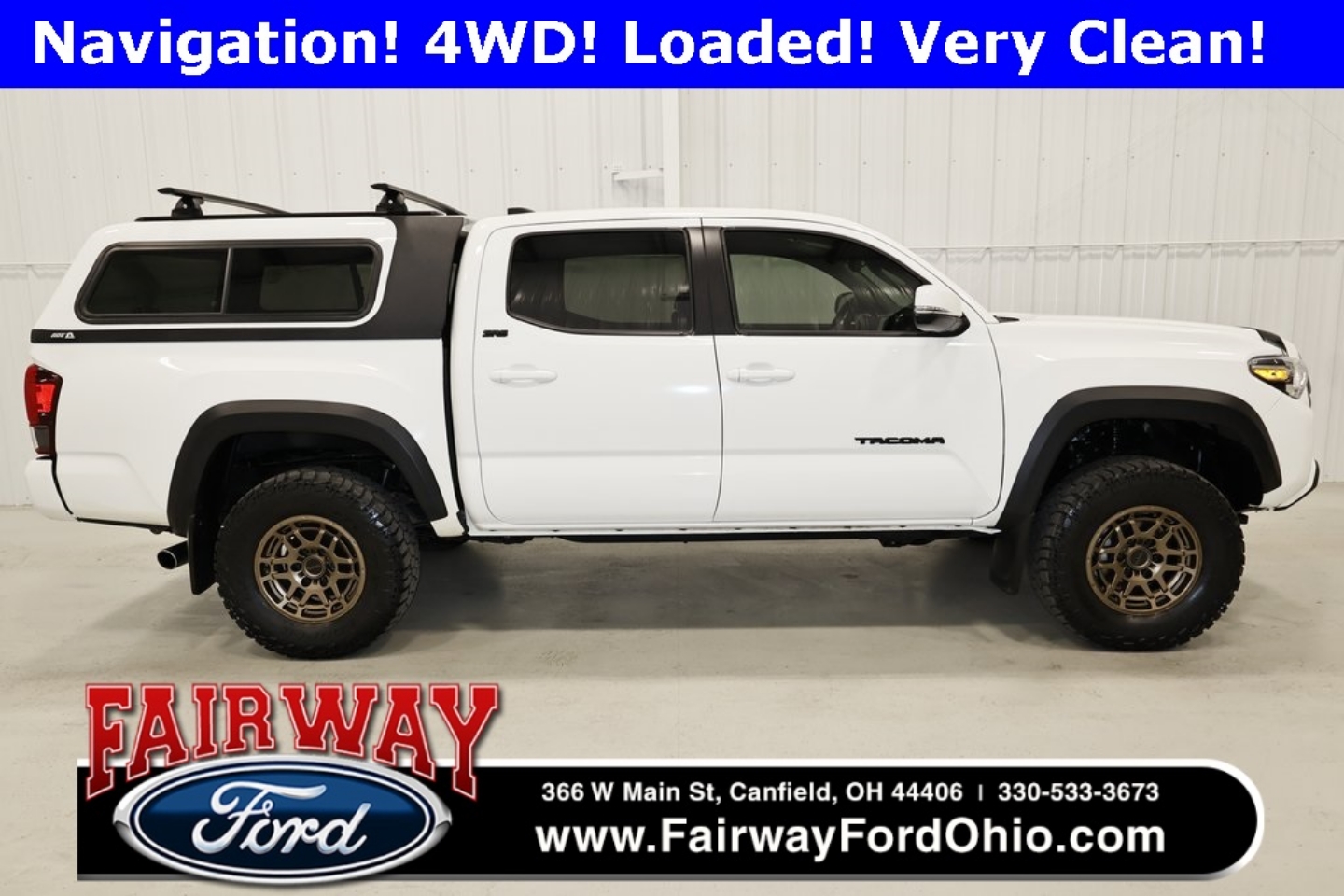 Used 2023 Toyota Tacoma Trail with VIN 3TMCZ5AN7PM597892 for sale in Canfield, OH