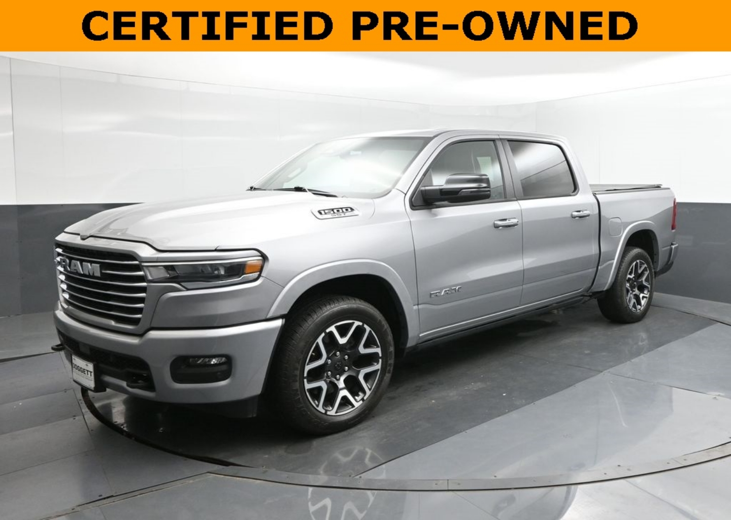 Certified 2025 RAM Ram 1500 Pickup Laramie with VIN 1C6SRFJP0SN526235 for sale in Houston, TX