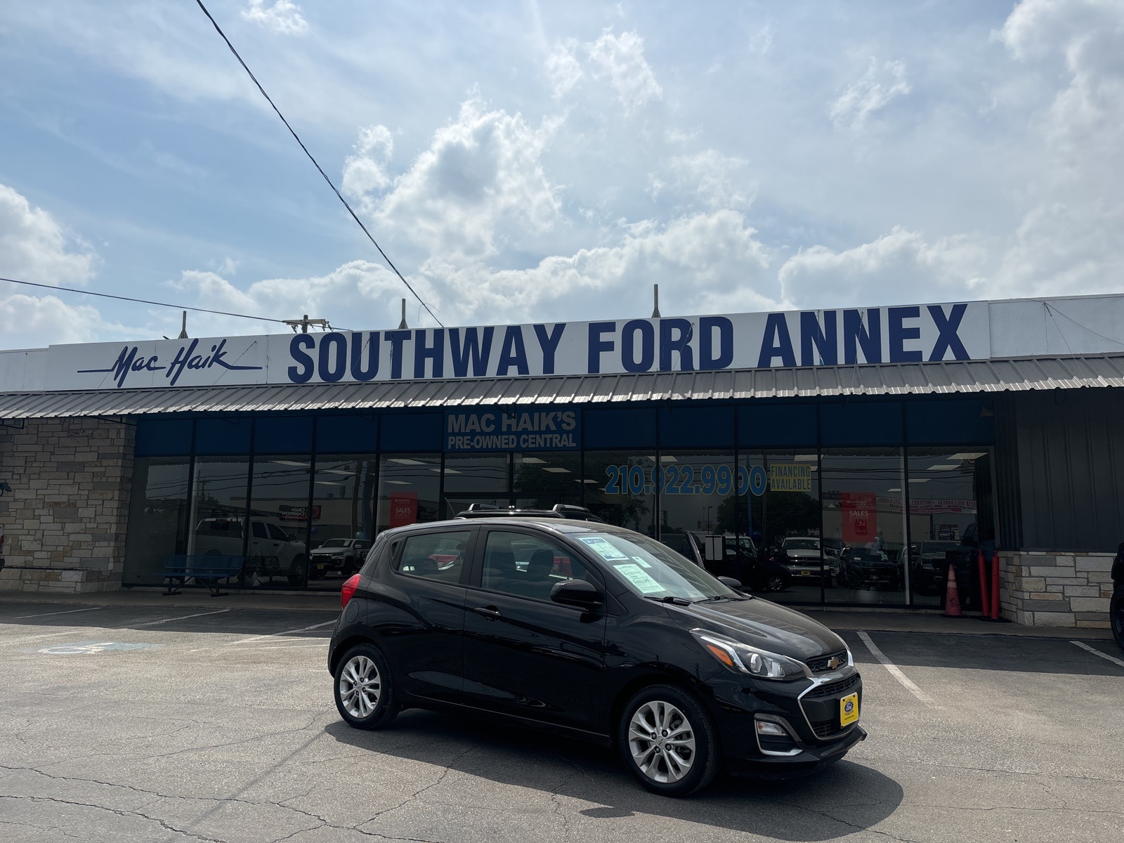Used 2021 Chevrolet Spark 1LT with VIN KL8CD6SA4MC737404 for sale in San Antonio, TX