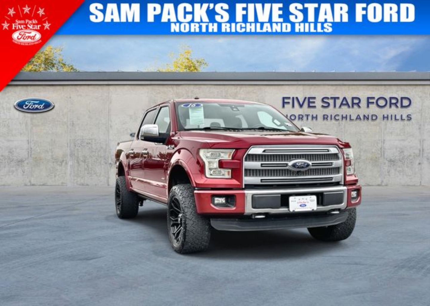 Used 2016 Ford F-150 Platinum with VIN 1FTEW1EG0GFA45690 for sale in Richland Hills, TX
