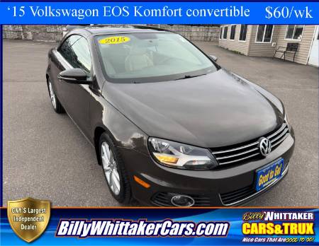 Used 2015 Volkswagen Eos Komfort Edition with VIN WVWBW8AH6FV003135 for sale in Central Square, NY