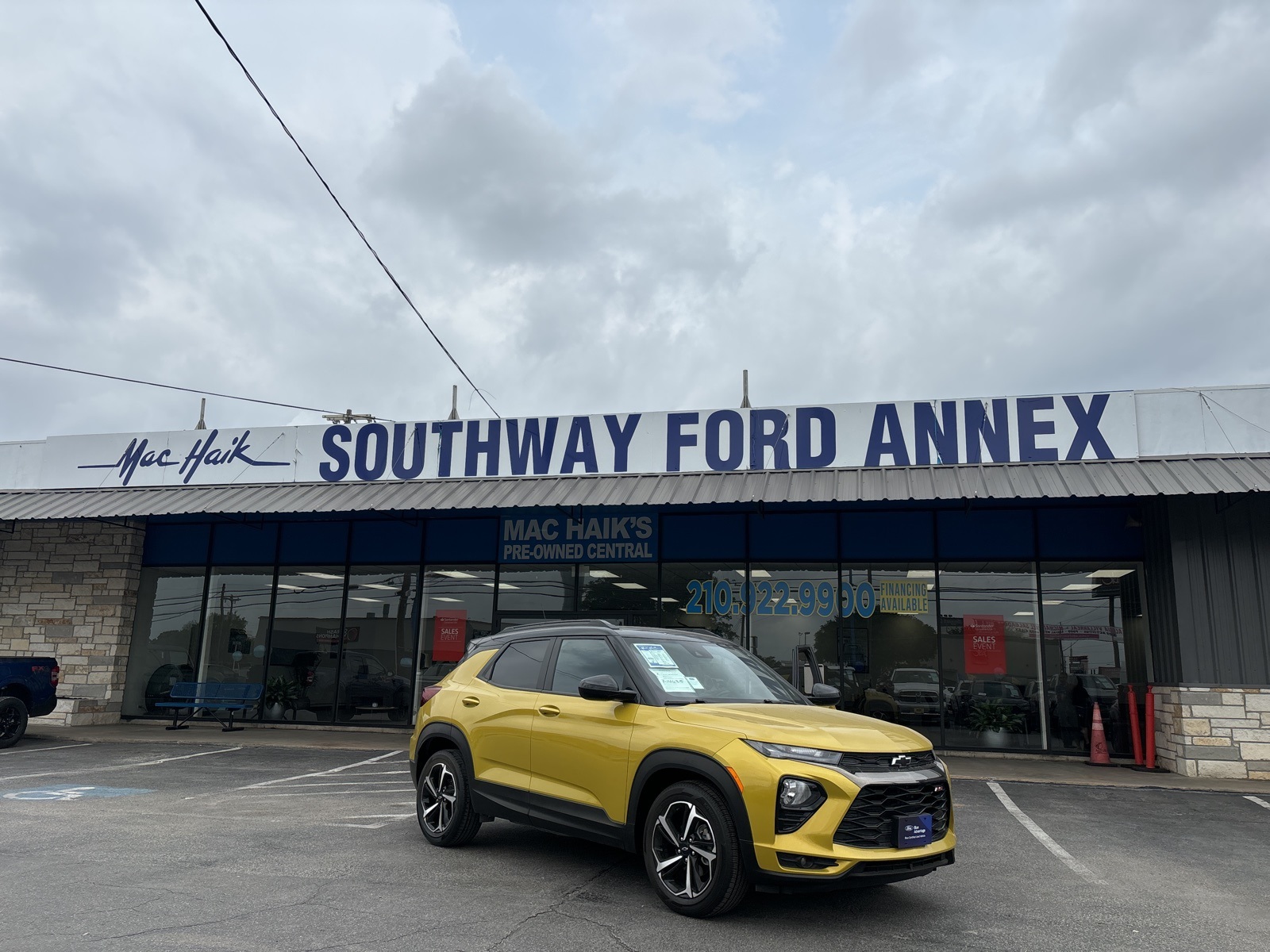 Certified 2023 Chevrolet TrailBlazer RS with VIN KL79MTSL4PB097283 for sale in San Antonio, TX