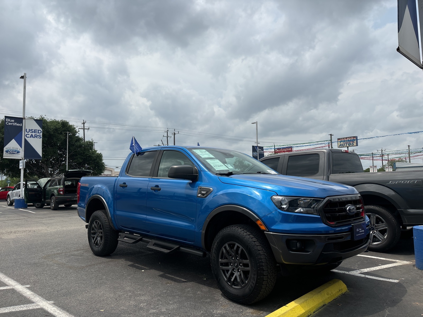 Certified 2022 Ford Ranger XLT with VIN 1FTER4FH2NLD04890 for sale in San Antonio, TX
