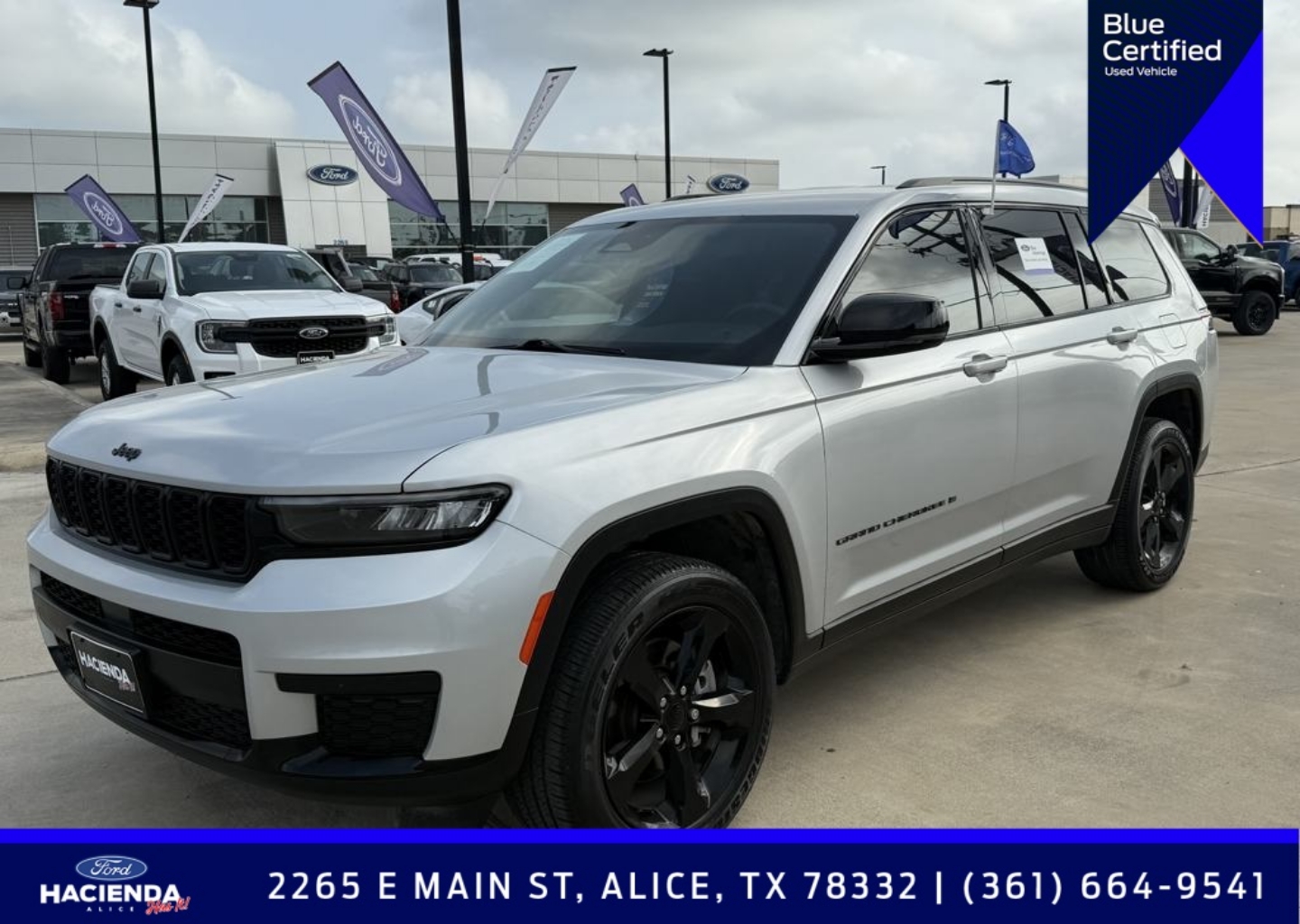 Certified 2023 Jeep Grand Cherokee L Altitude with VIN 1C4RJKAG7P8750714 for sale in Alice, TX