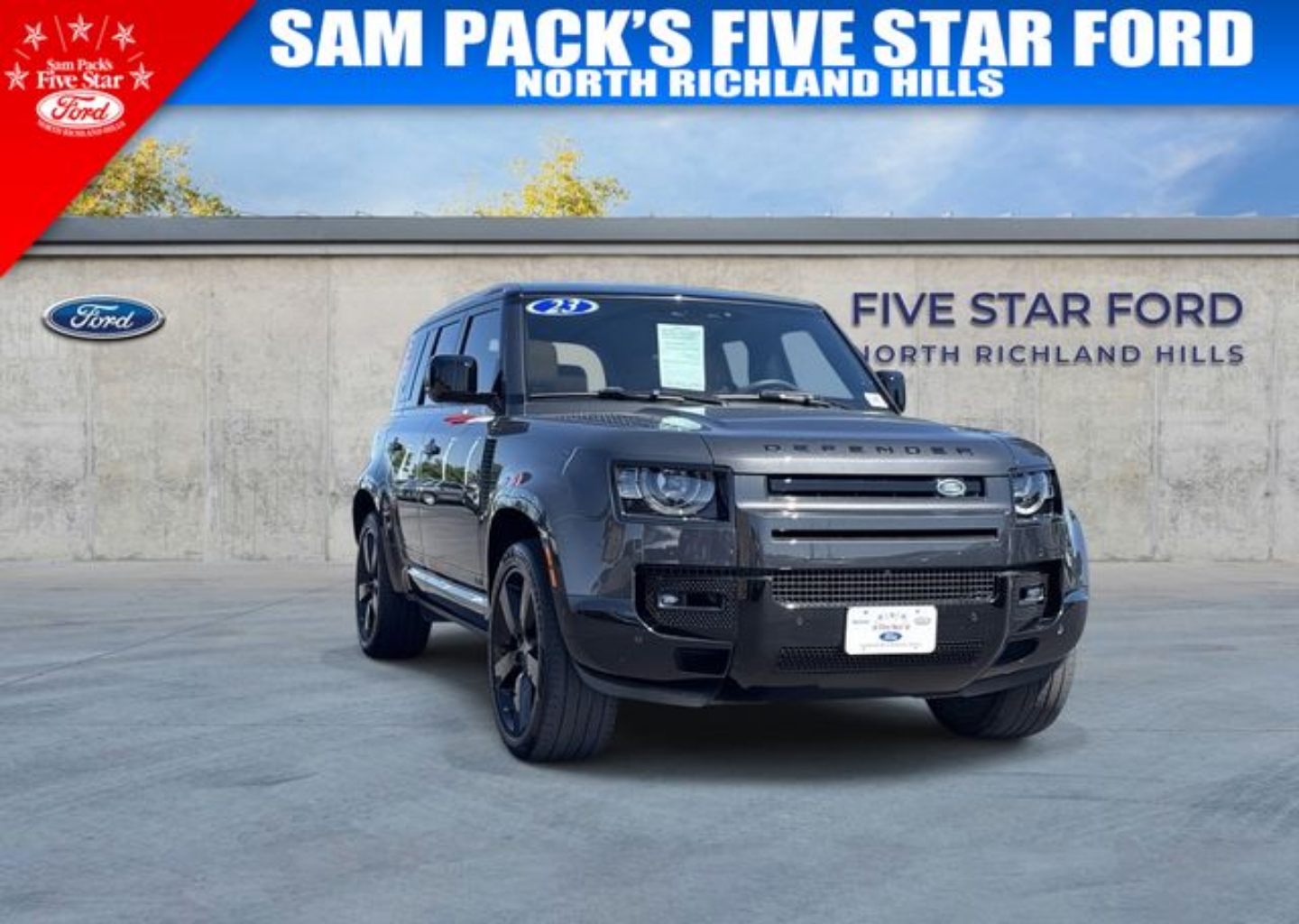 Used 2023 Land Rover Defender V8 with VIN SALEWEEE6P2242871 for sale in Richland Hills, TX