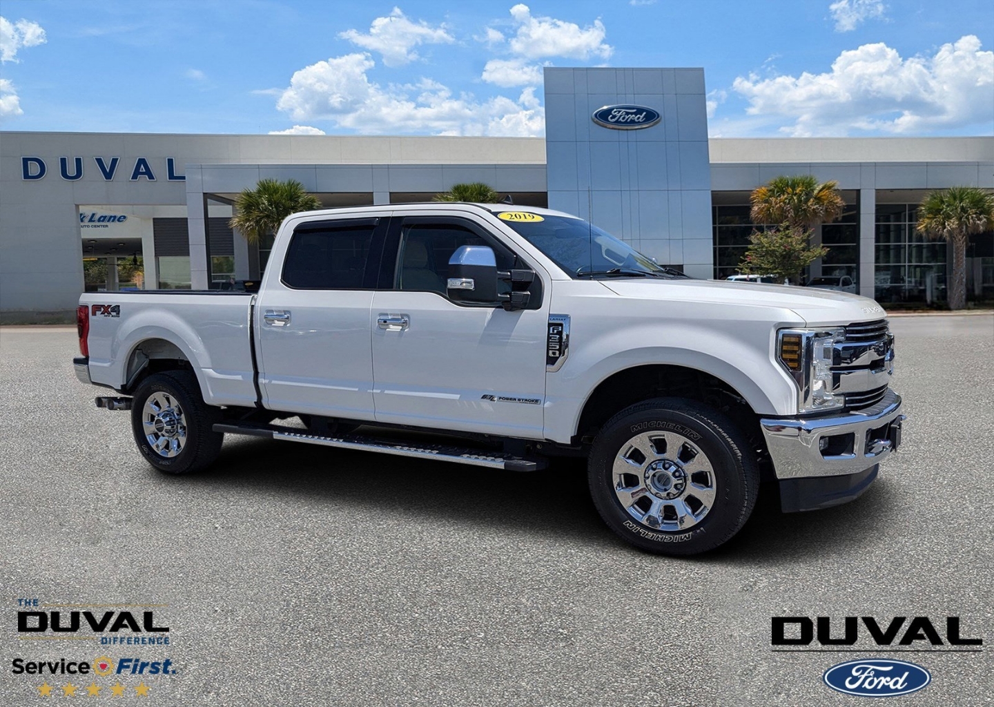 Certified 2019 Ford F-350 Super Duty Lariat with VIN 1FT8W3BT2KEG66292 for sale in Jacksonville, FL