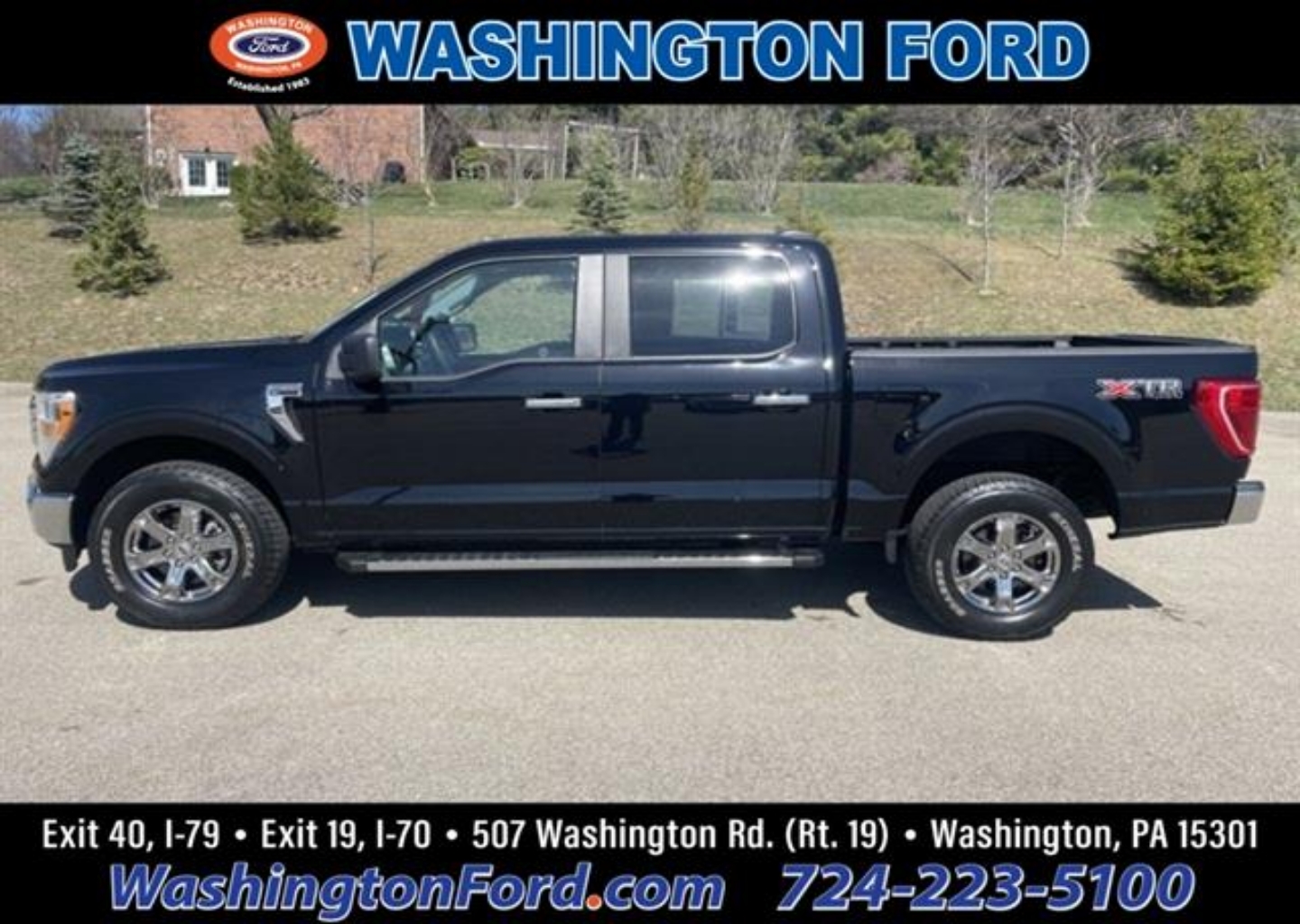 Used 2021 Ford F-150 XLT with VIN 1FTFW1E5XMFC74215 for sale in Washington, PA