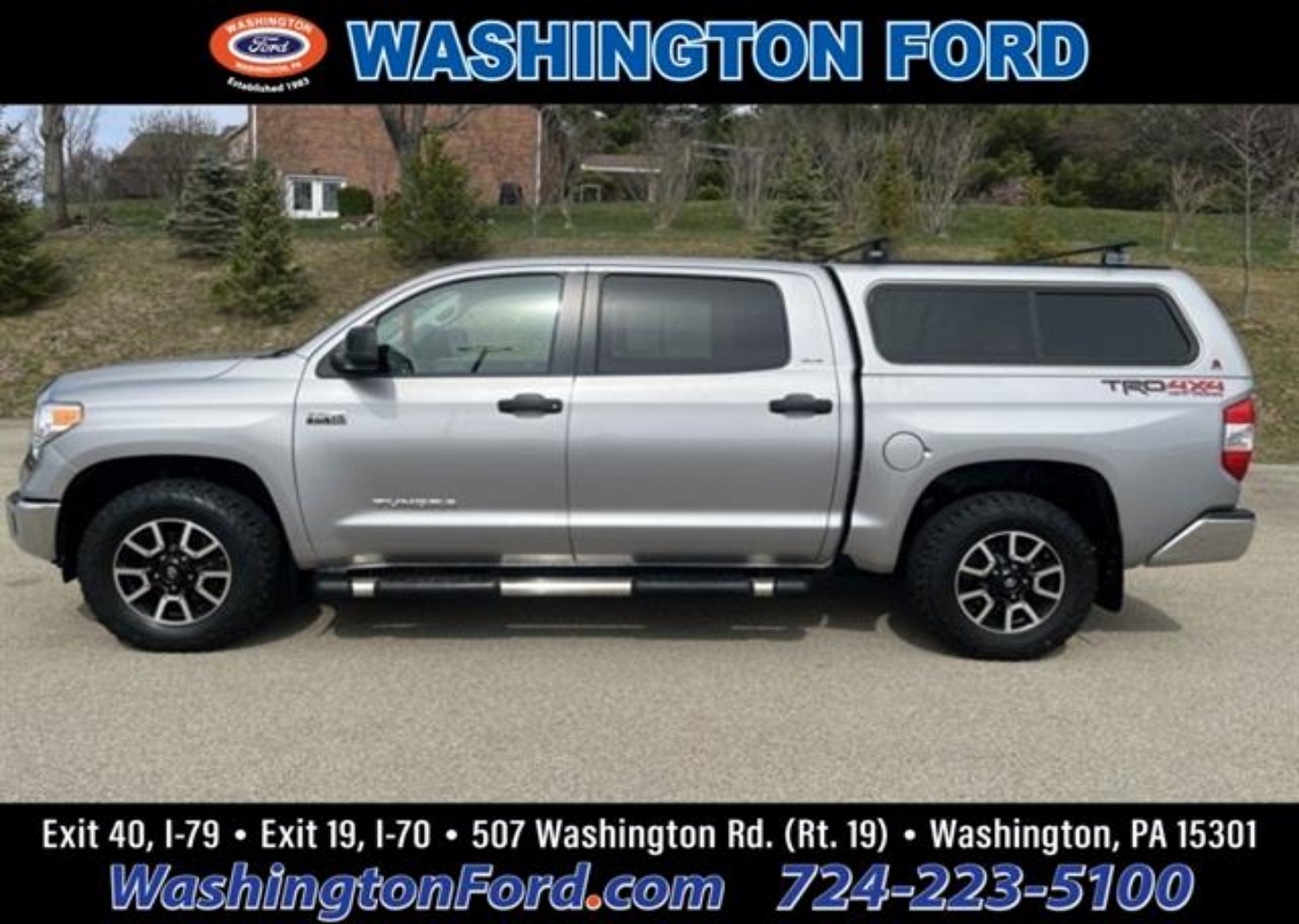 Used 2017 Toyota Tundra SR5 with VIN 5TFDY5F14HX600837 for sale in Washington, PA