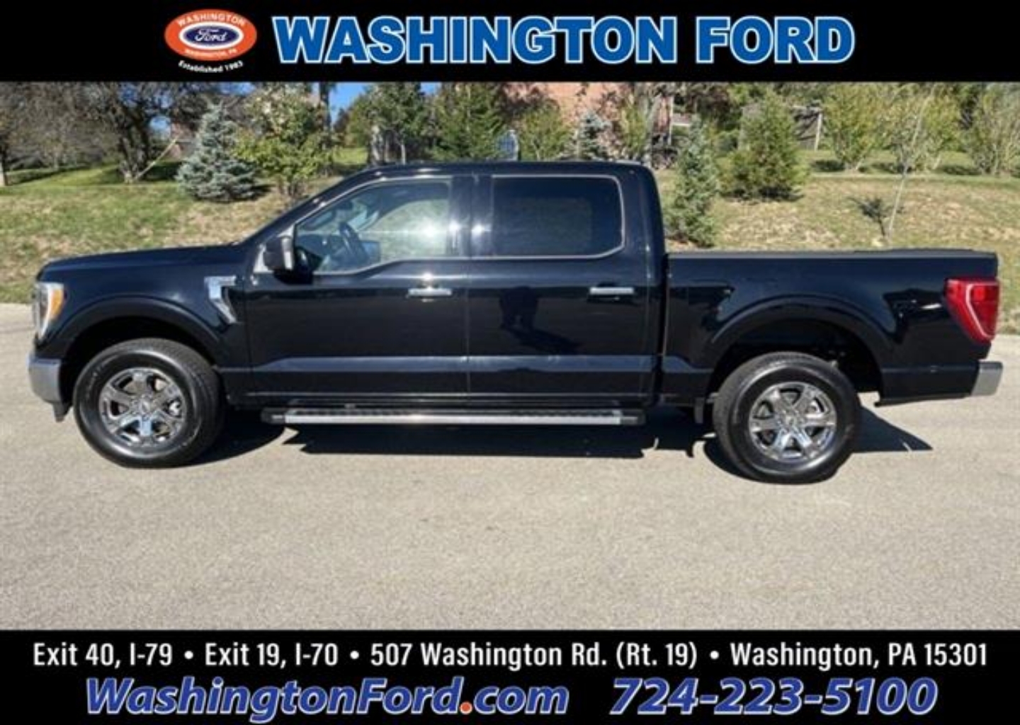 Certified 2022 Ford F-150 XLT with VIN 1FTFW1E52NFB48707 for sale in Washington, PA