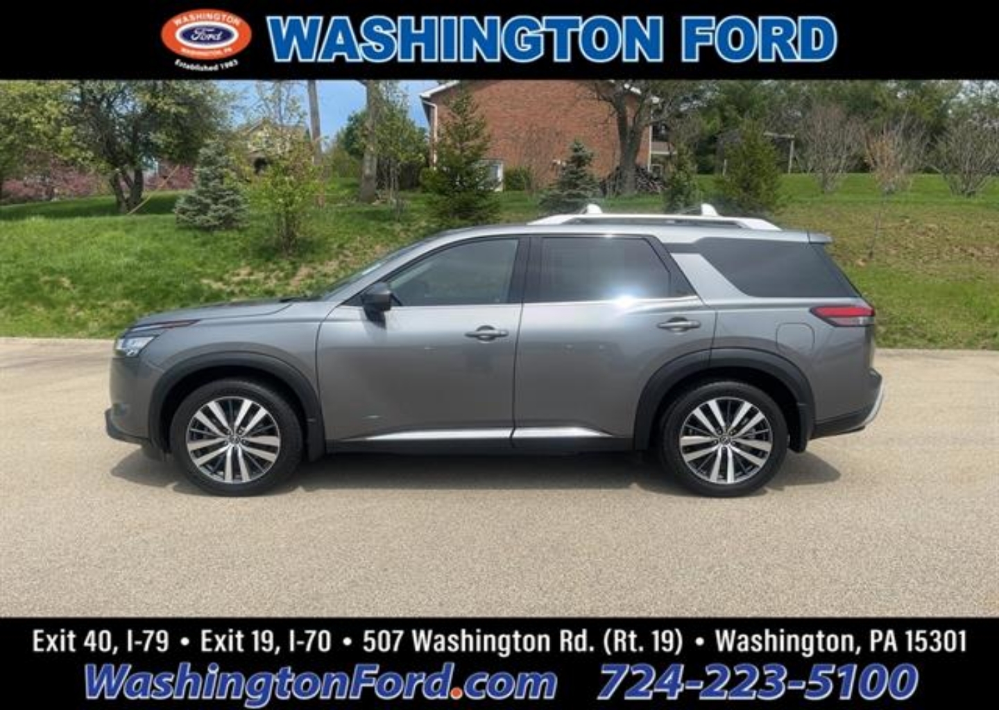 Used 2022 Nissan Pathfinder Platinum with VIN 5N1DR3DK7NC203571 for sale in Washington, PA