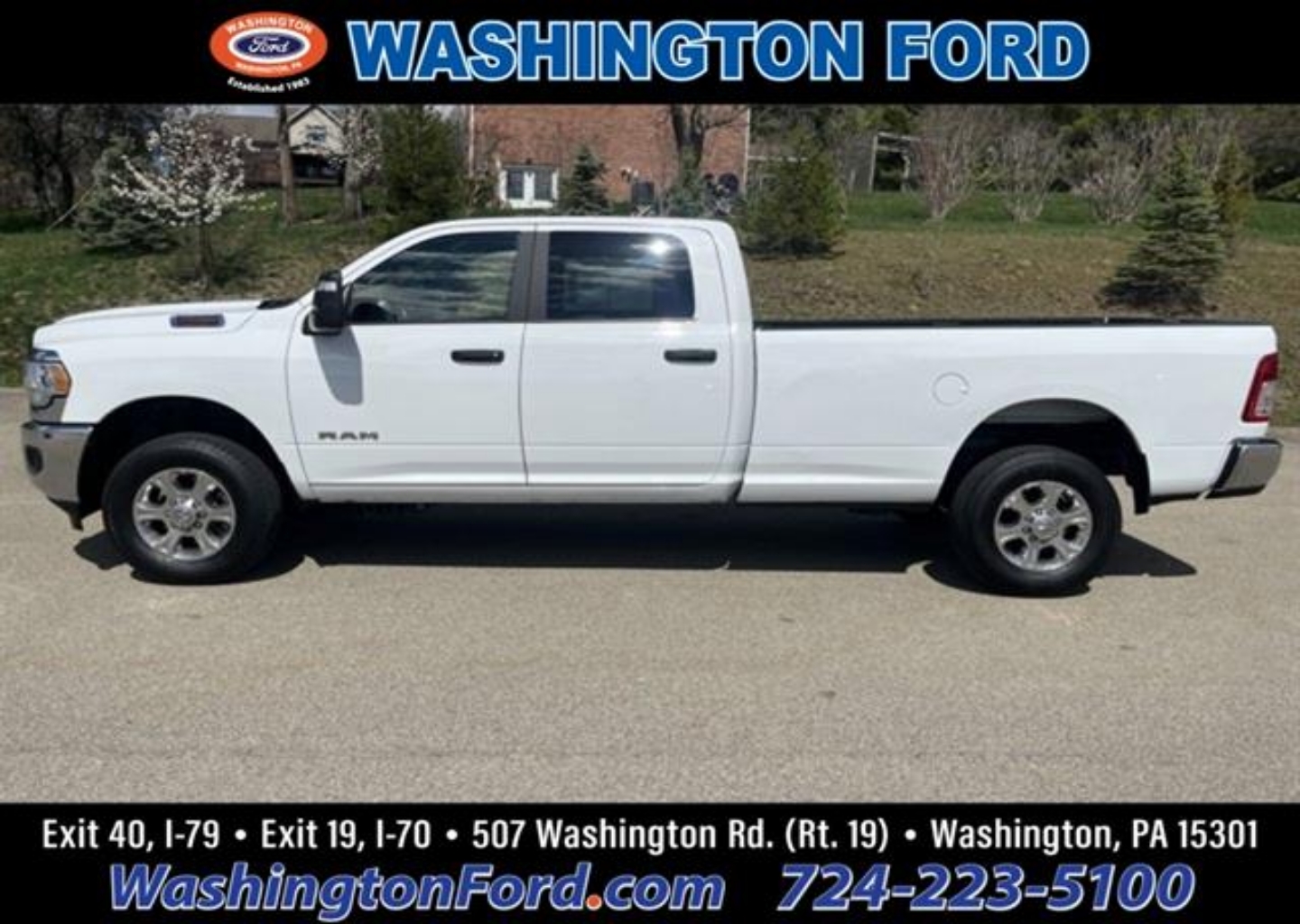 Used 2023 RAM Ram 2500 Pickup Big Horn with VIN 3C6UR5JJXPG611100 for sale in Washington, PA