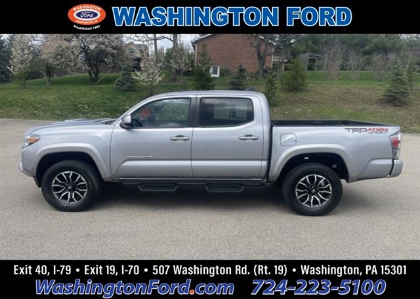 Used 2020 Toyota Tacoma TRD Sport with VIN 3TMCZ5AN3LM304659 for sale in Washington, PA