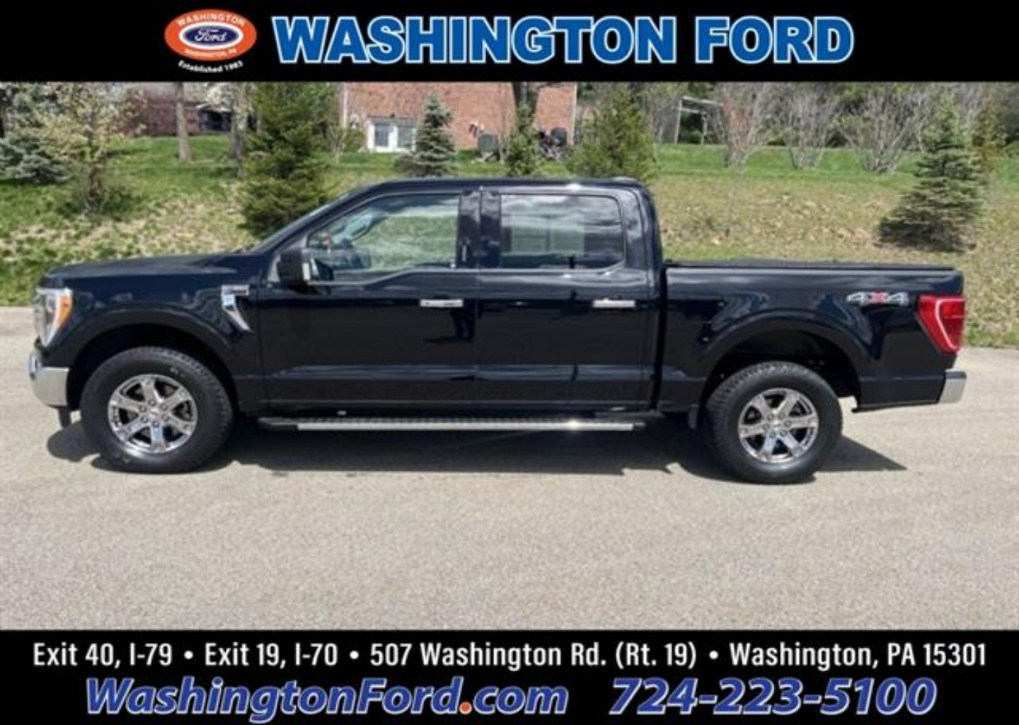 Certified 2021 Ford F-150 XLT with VIN 1FTEW1EP3MFB85664 for sale in Washington, PA