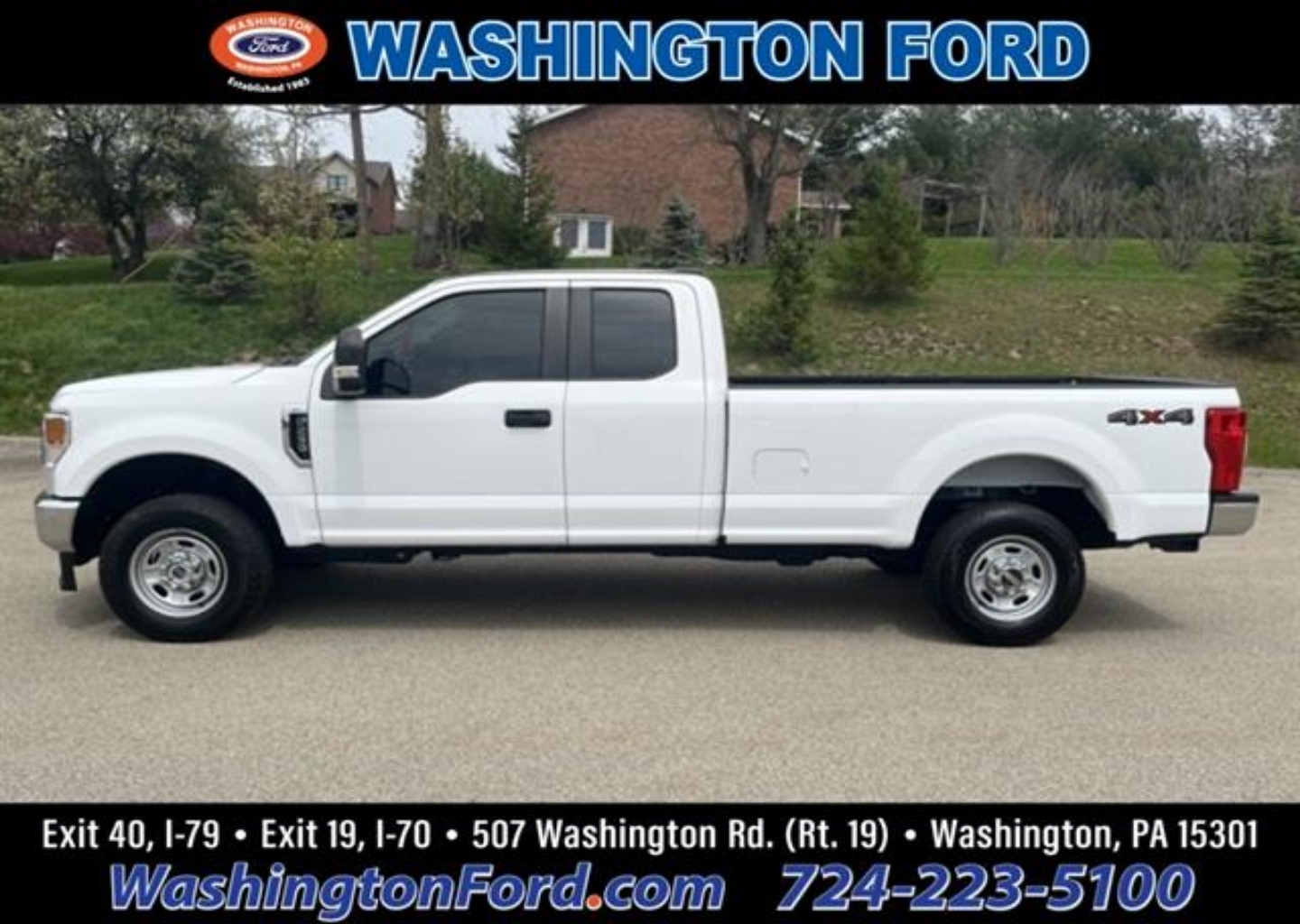 Certified 2022 Ford F-250 Super Duty XL with VIN 1FT7X2B63NEF22977 for sale in Washington, PA
